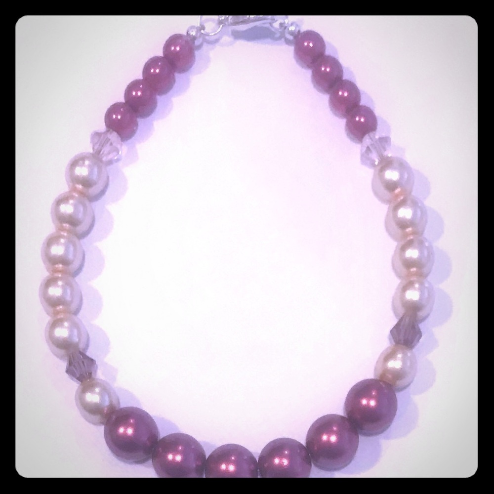 8” beaded bracelet